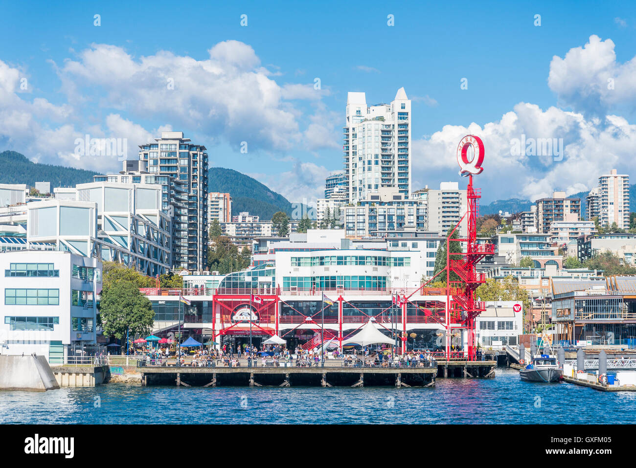 Lonsdale Quay, North Vancouver, British Columbia, Canada Stock Photo