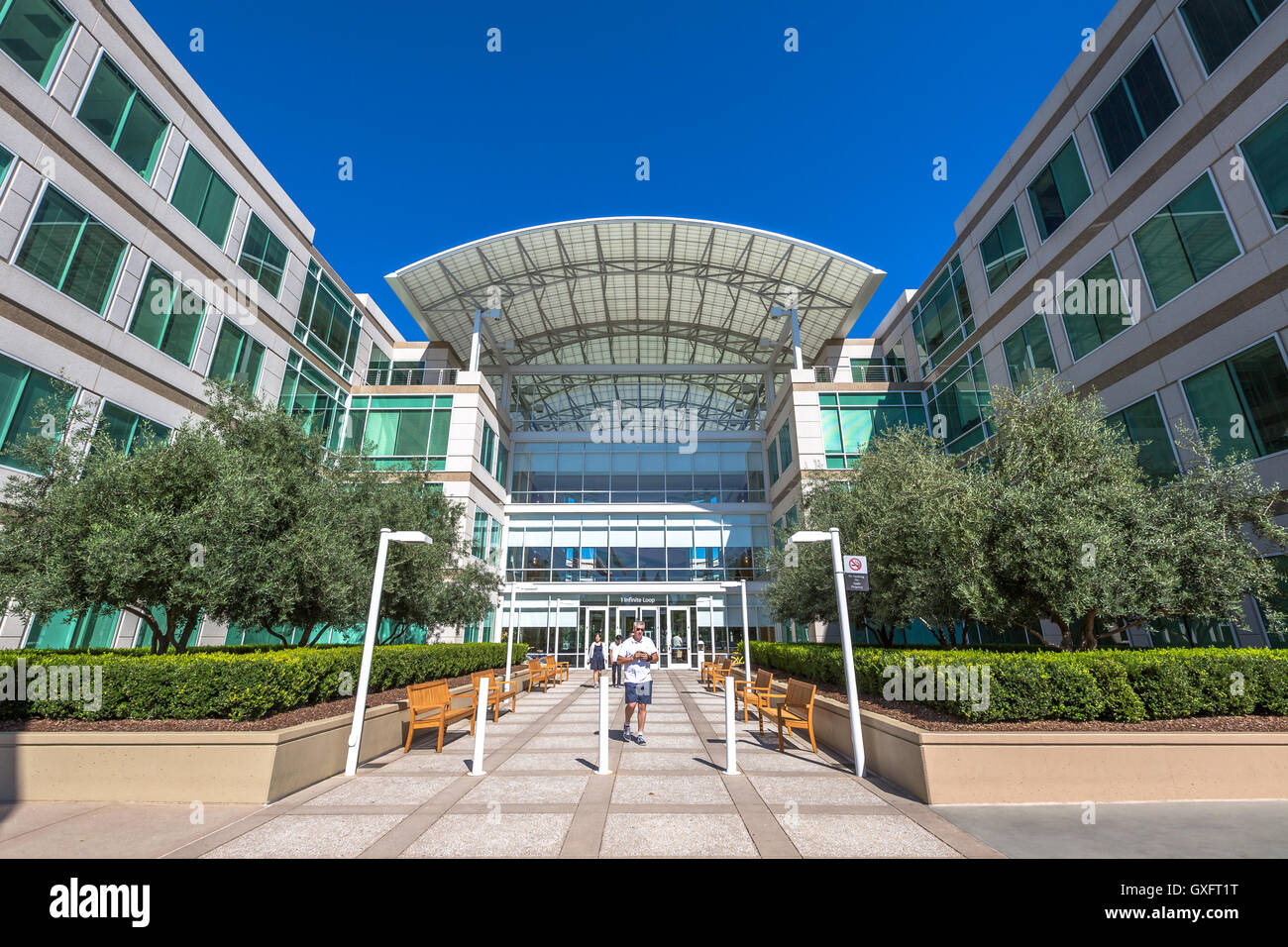 Apple Cupertino California Stock Photo Alamy