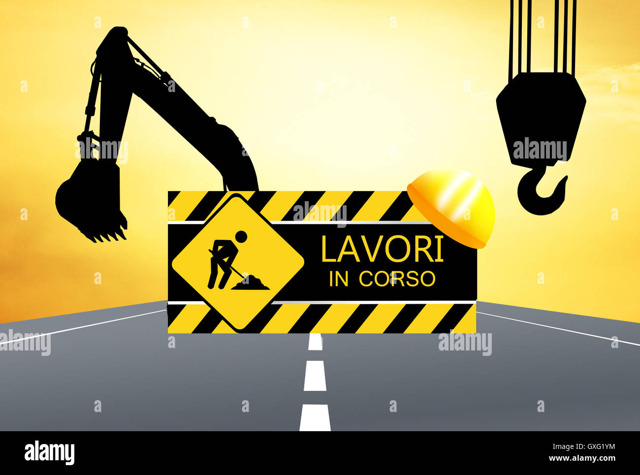 Work in progress Stock Photo - Alamy