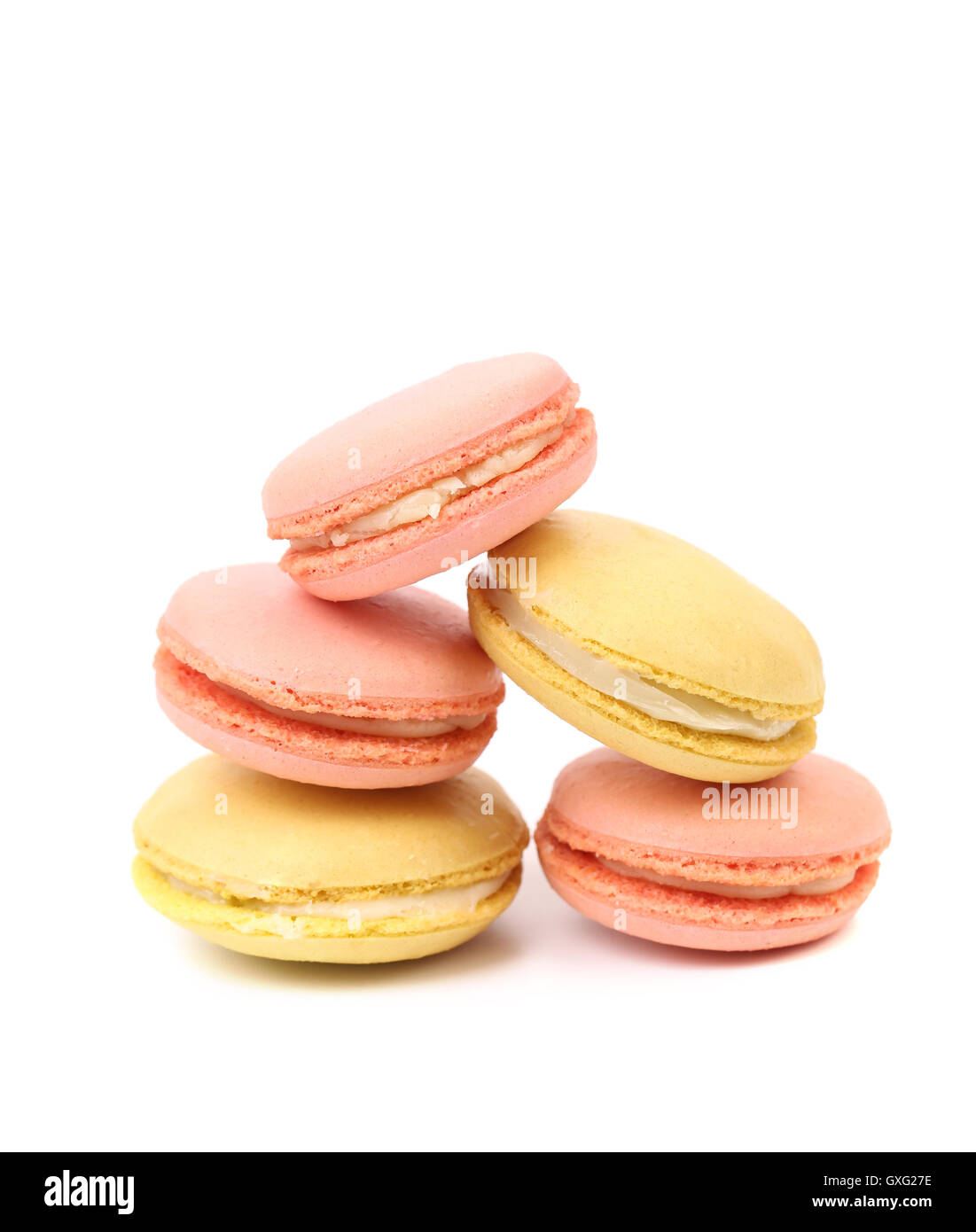 Stack of macaron cakes Stock Photo - Alamy