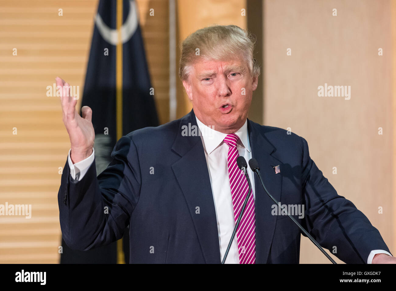 Republican Presidential Candidate Billionaire Donald Trump During A ...