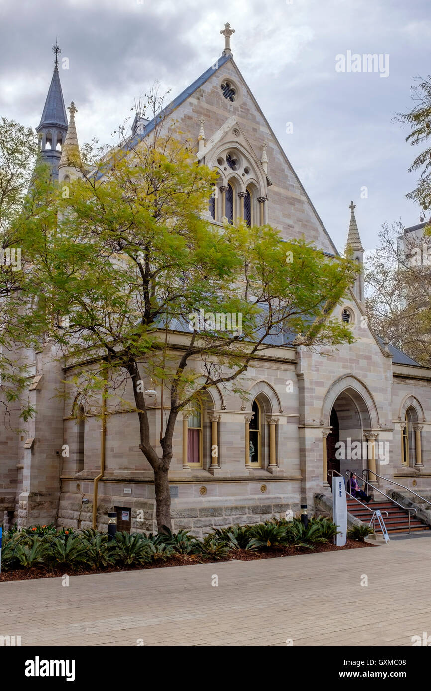 The University of Adelaide's Elder Hall on the North Terrace campus in downtown Adelaide. Stock Photo