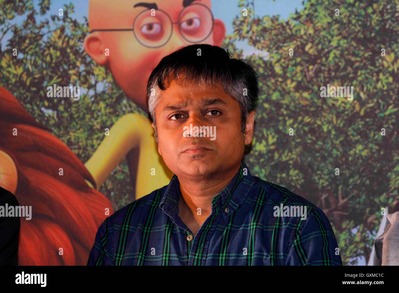 Ajit Andhare, COO, Viacom 18 Media Private Limited launch first 3D stereoscopic animated movie Motu Patlu King Mumbai Stock Photo