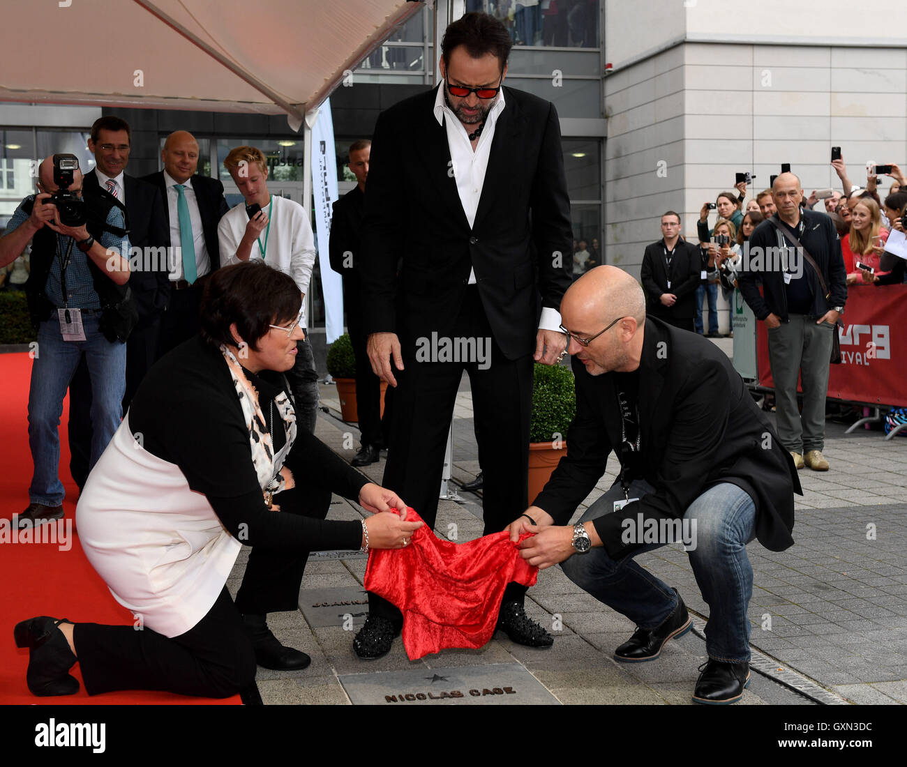 Oldenburg, Germany. 16th Sep, 2016. As the star guest to the film