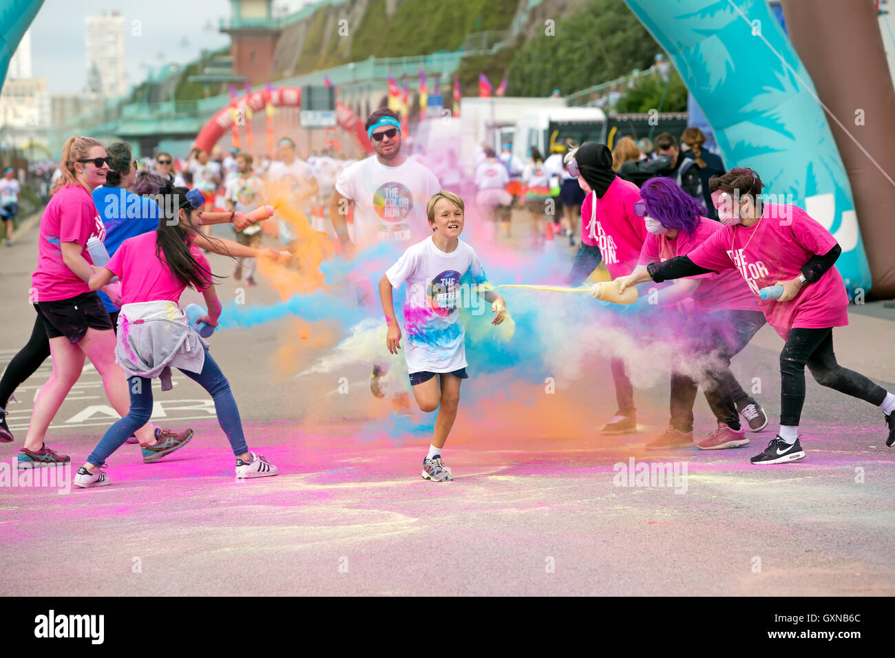 Colour Run Paint Stock Photos & Colour Run Paint Stock Images Alamy