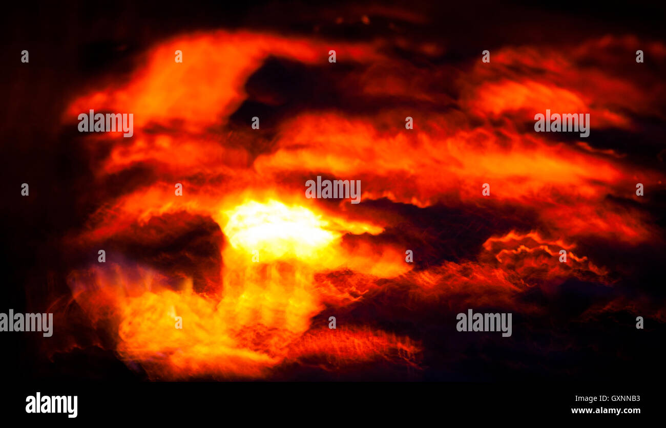 Fire flames background Stock Photo