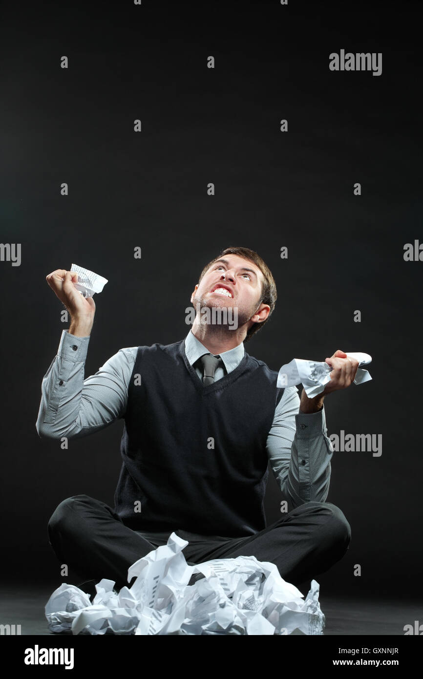Aggravated businessman hi-res stock photography and images - Alamy