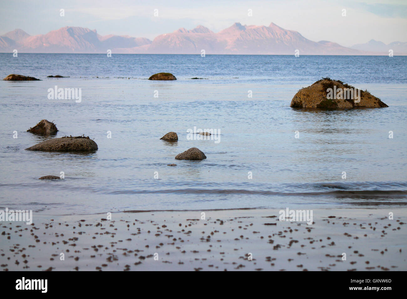 Impressionen: Nordmeer, Vesteralen, Norwegen. Stock Photo