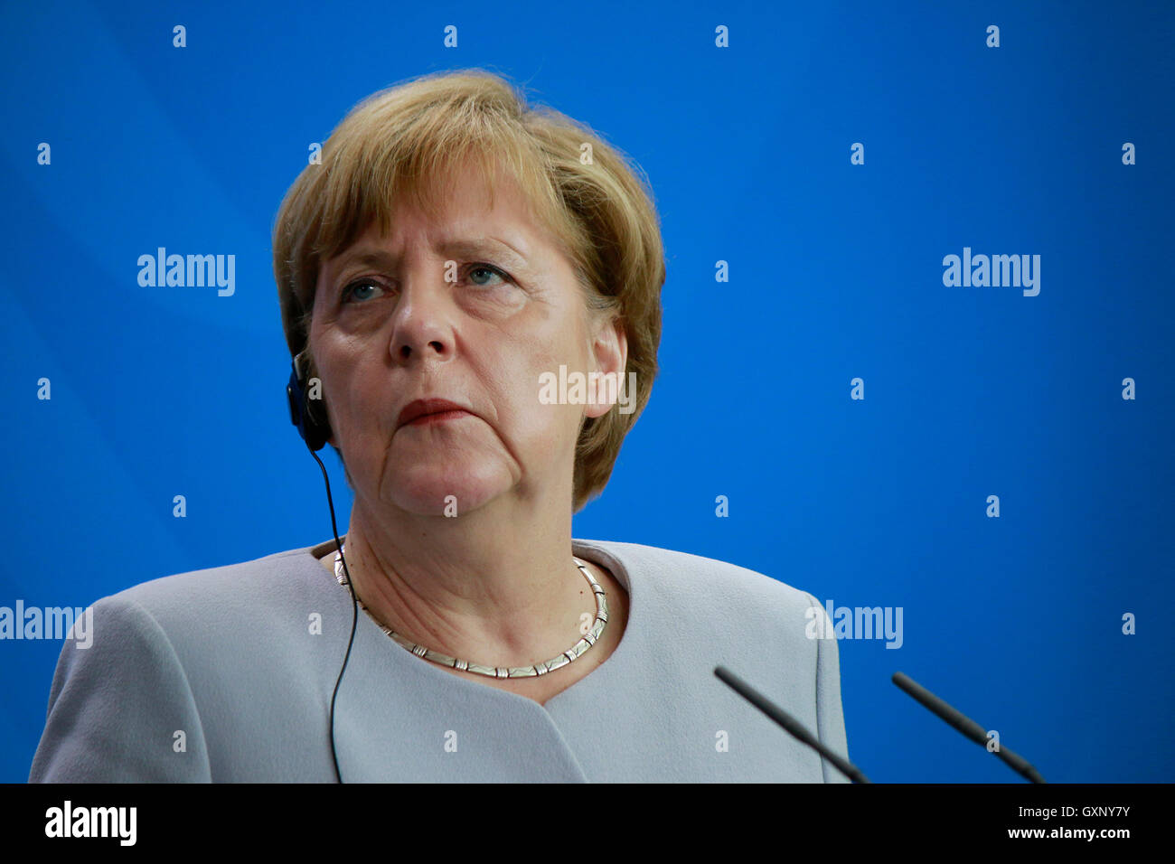 BKin Angela Merkel - Treffen der dt. Bundeskanzlerin mit dem ukrainischen Ministerpraesidenten, Bundeskanzleramt, 27. Juni 2016, Stock Photo