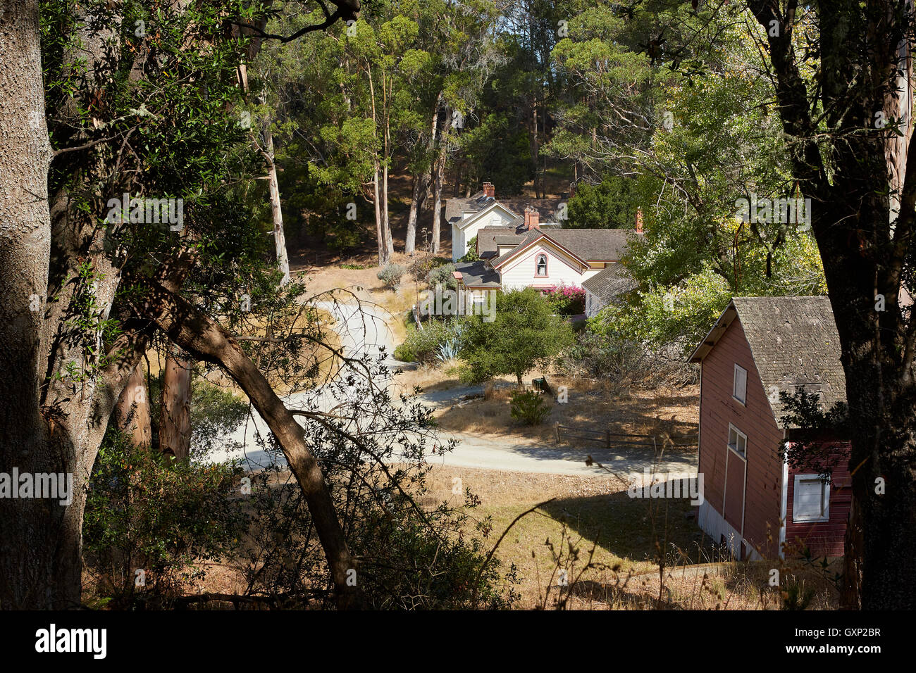 Restored US Army Houses At Camp Reynolds On Angel Island, California