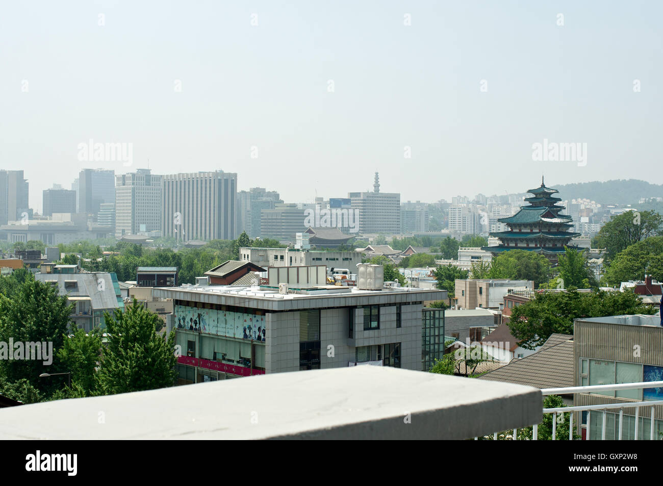 Bukchon Hanok village in summer in Seoul, Korea Stock Photo - Alamy