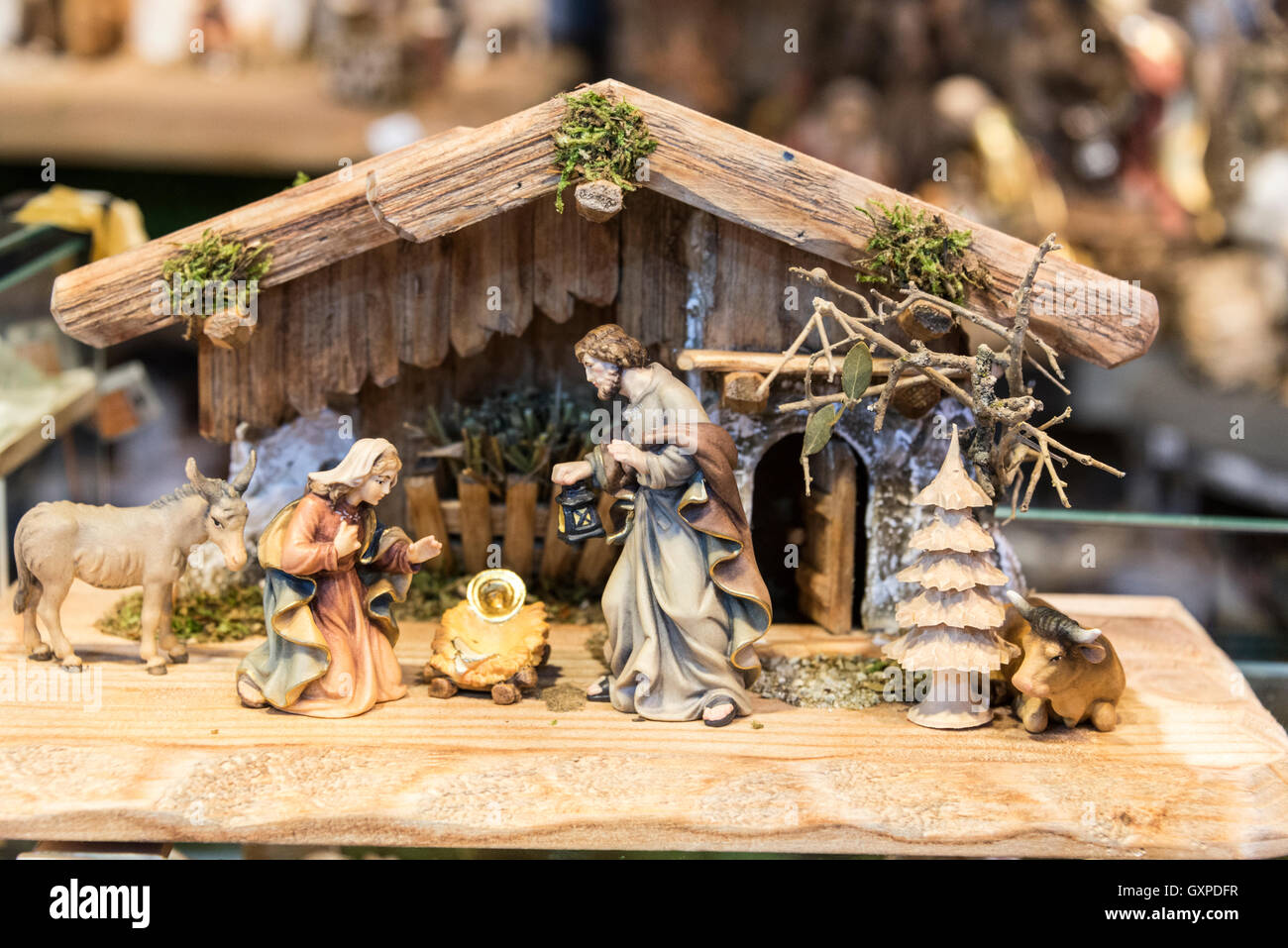 The Kripperlmarkt, one of the largest in Germany to specialise in cribs