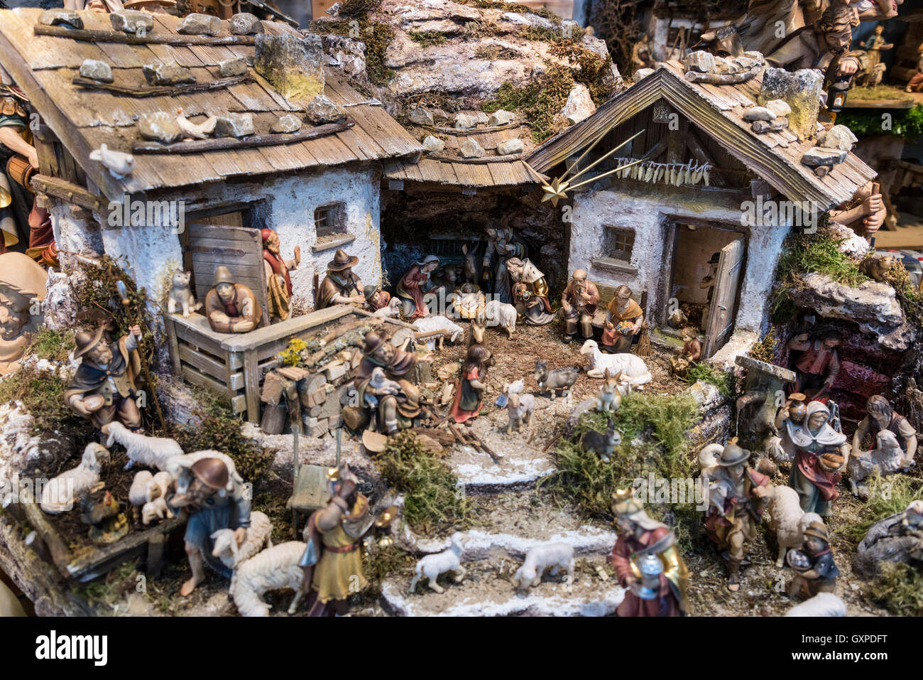 The Kripperlmarkt, one of the largest in Germany to specialise in cribs