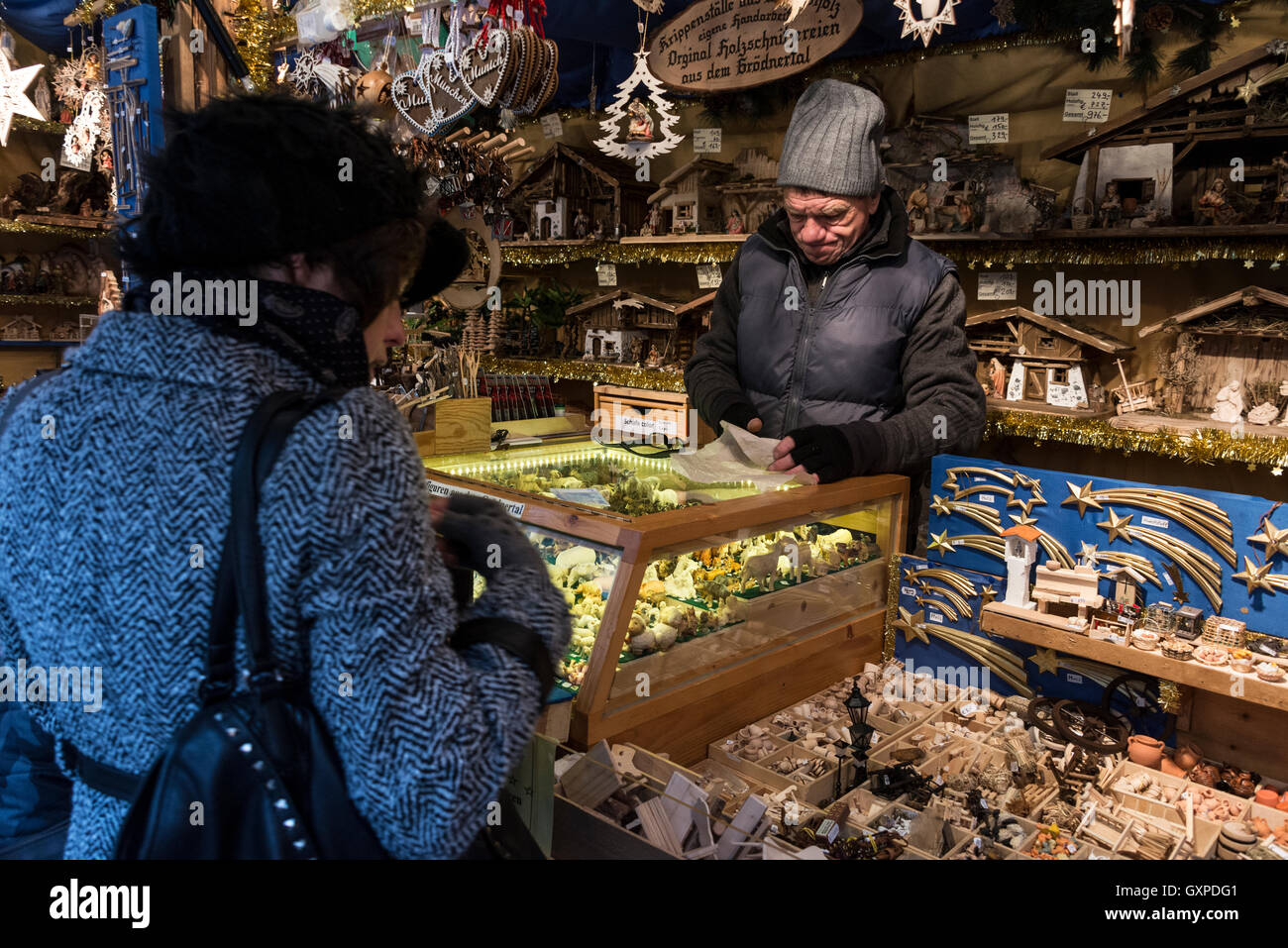 The Kripperlmarkt, one of the largest in Germany to specialise in cribs