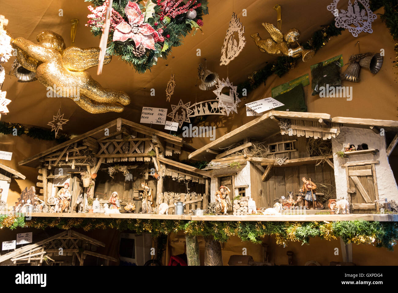 The Kripperlmarkt, one of the largest in Germany to specialise in cribs