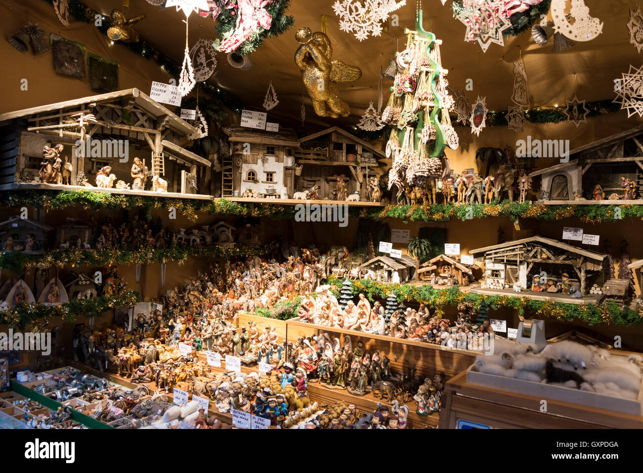 The Kripperlmarkt, one of the largest in Germany to specialise in cribs