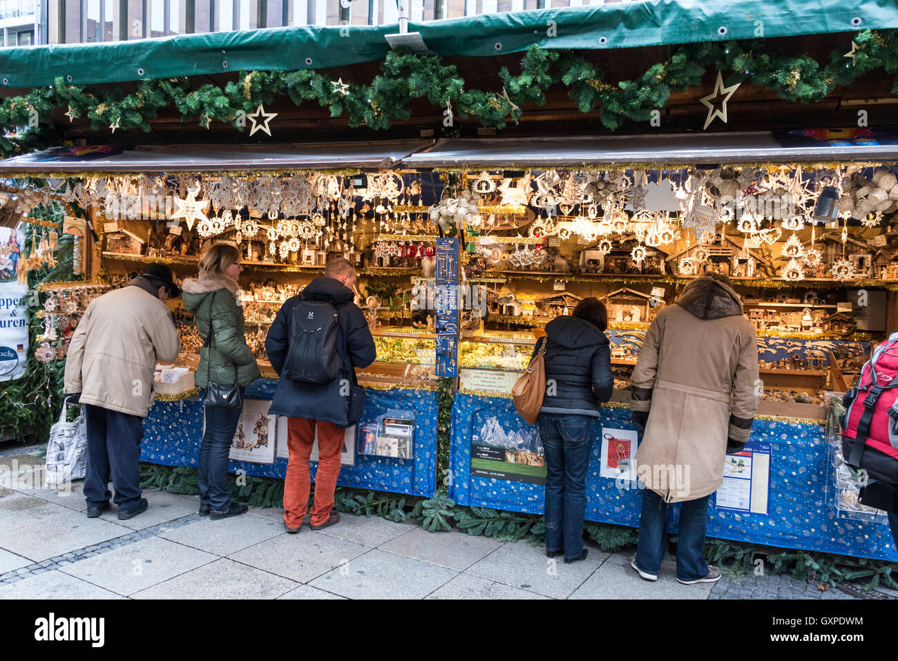 Christmas shopping at the Kripperlmarkt, one of the largest in Germany