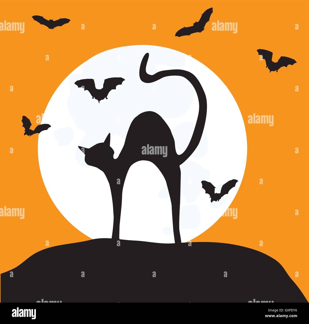 Vector Cat Silhouette Stock Vector Image & Art - Alamy