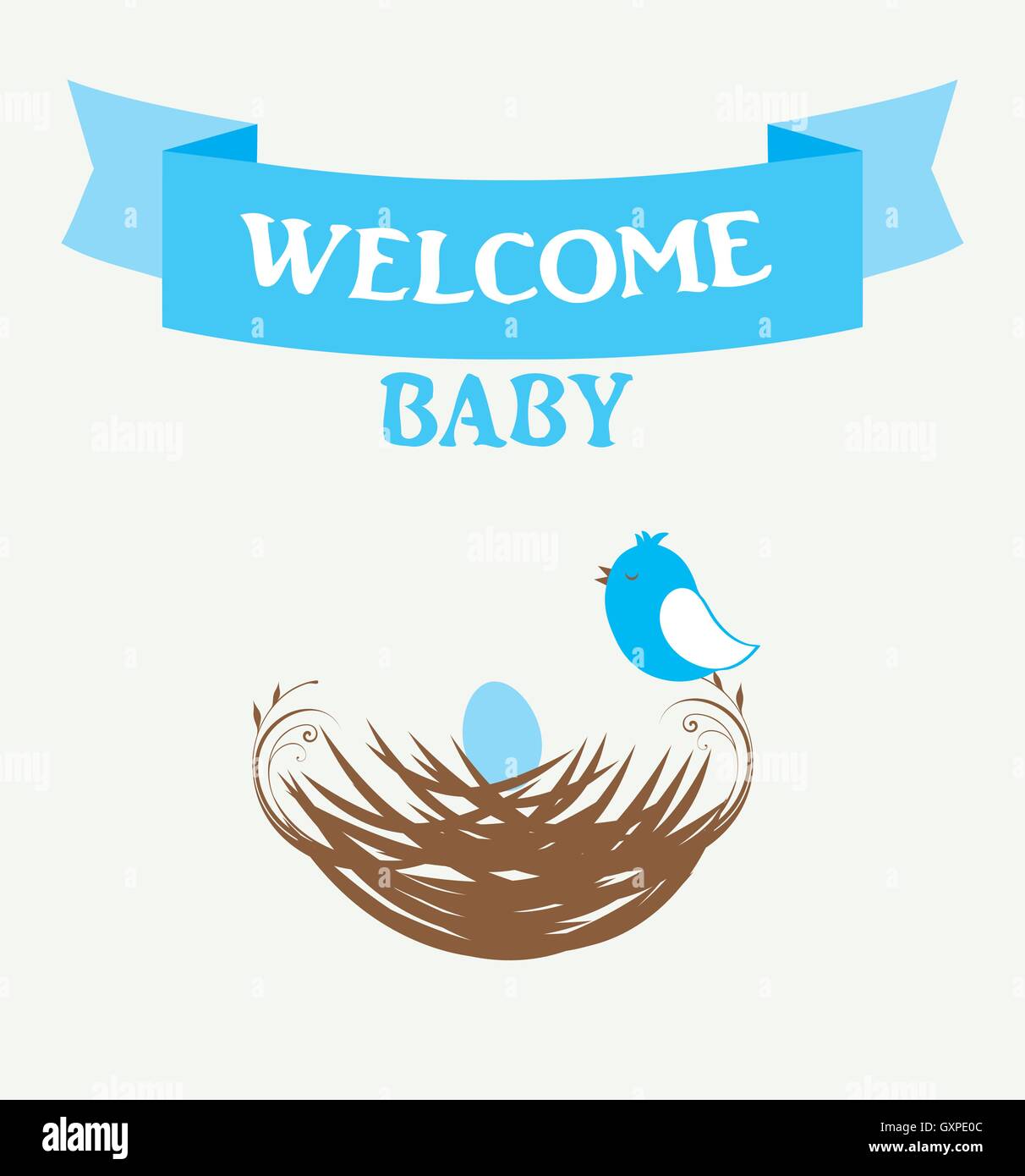 baby-shower-card-stock-vector-image-art-alamy