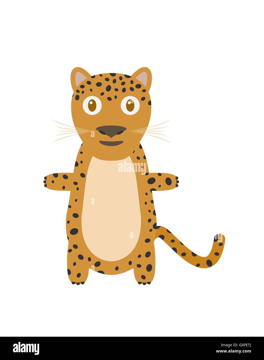White leopard Stock Vector Images - Alamy