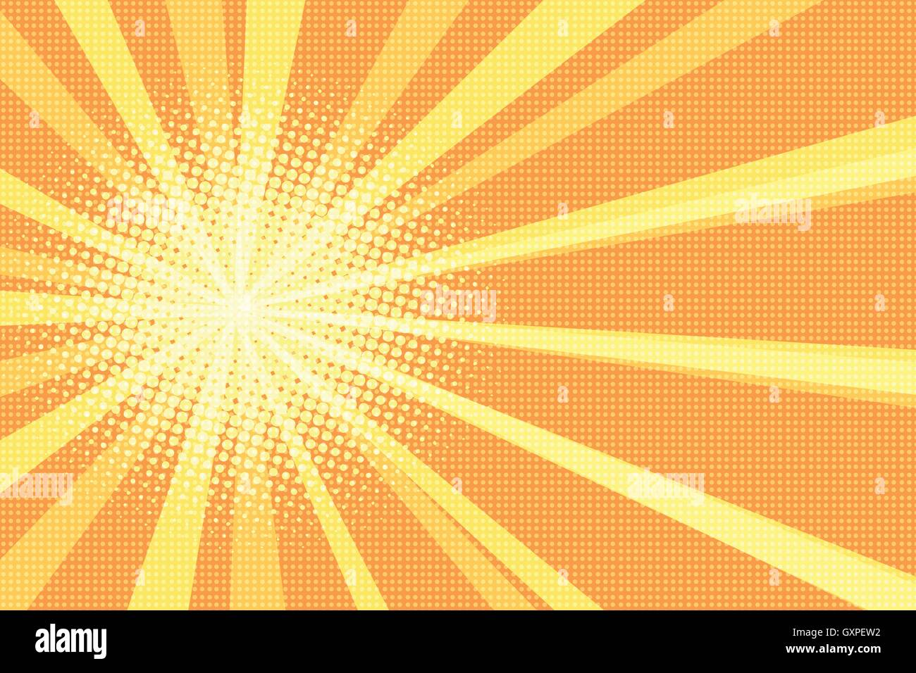 Sunrise pop art retro background Stock Vector Image & Art - Alamy