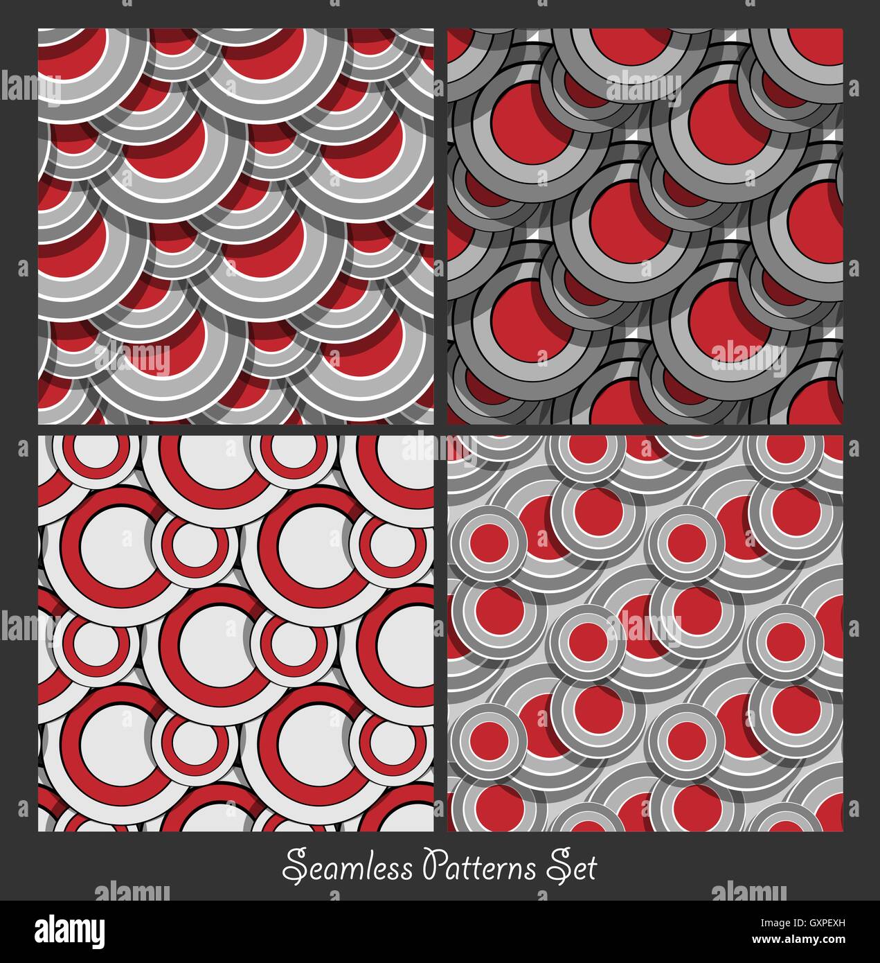 seamless vector patterns Stock Vector