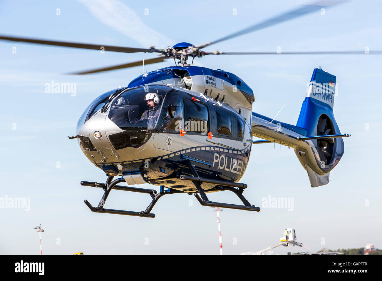 Police Helicopter Airbus H145, Stock Photo