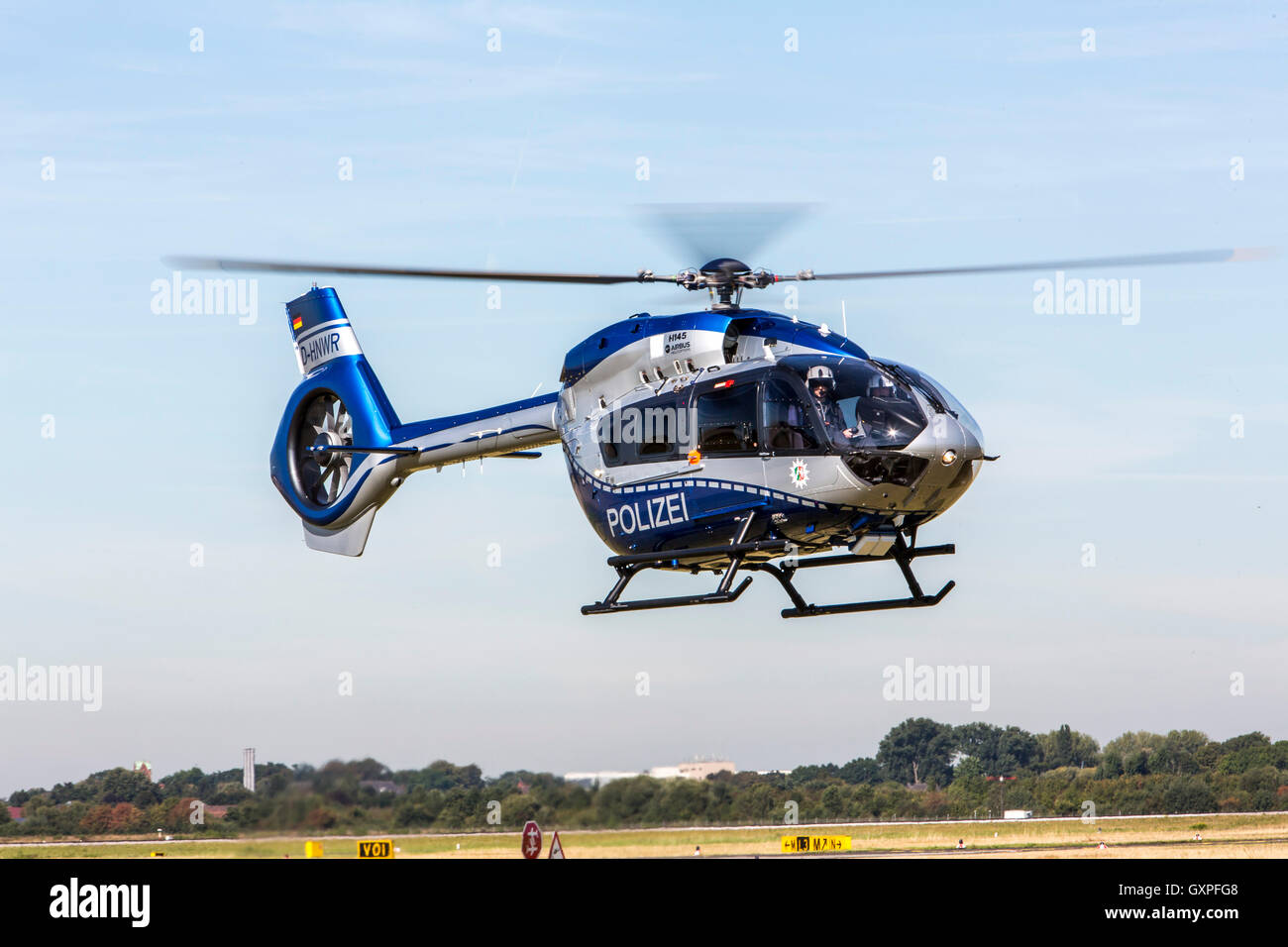 Police Helicopter Airbus H145, Stock Photo