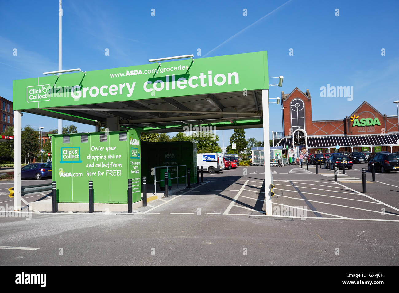 Asda click collect grocery AshtonunderLyne Dukinfield store