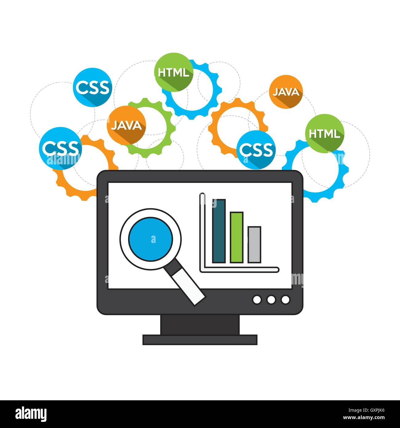 software programming language icons Stock Vector Image & Art - Alamy