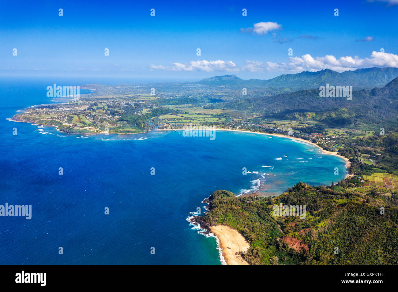 Hanalei Bay Kauai High Resolution Stock Photography and Images Alamy
