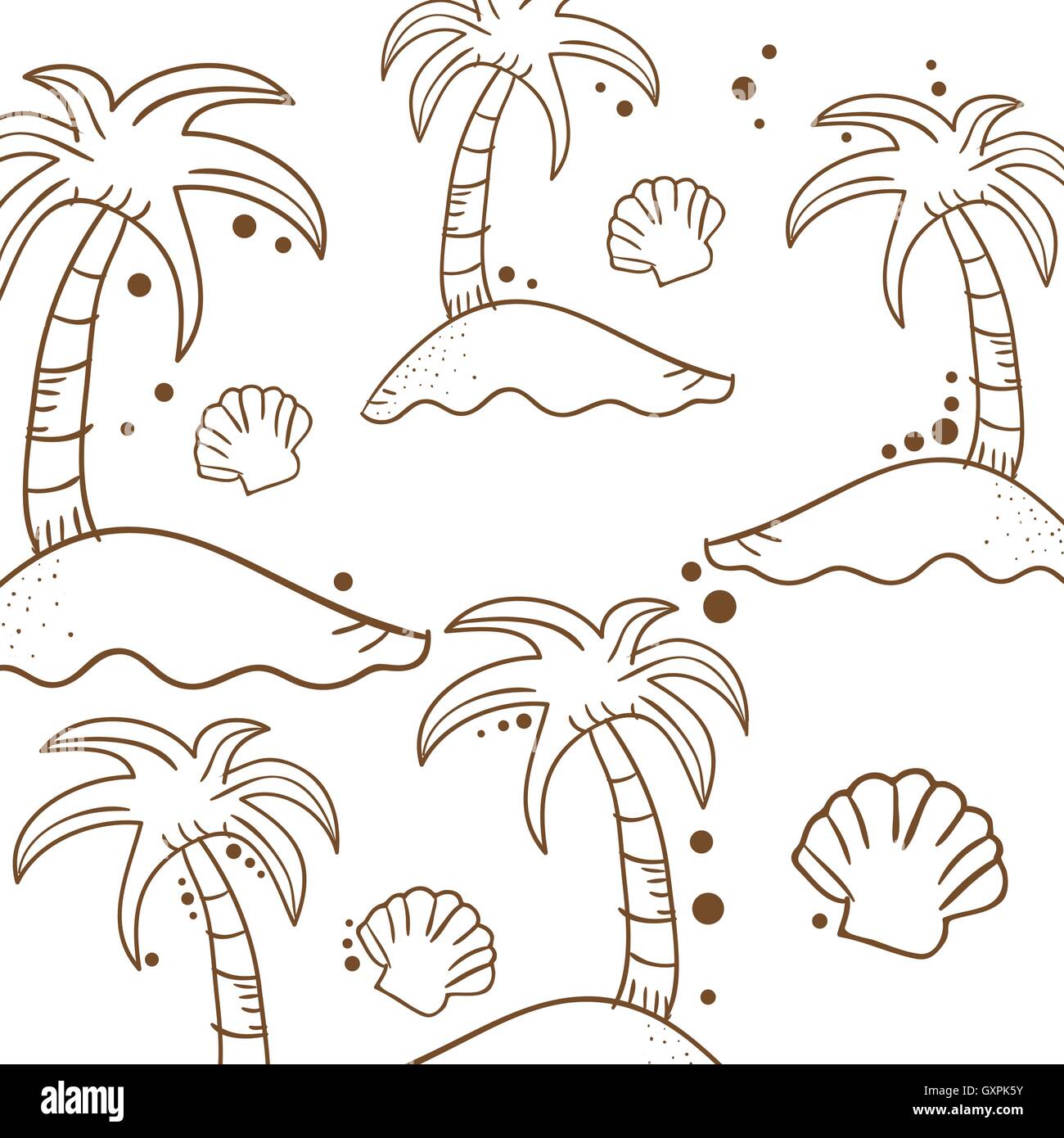 summer vacation background Stock Vector Image & Art - Alamy
