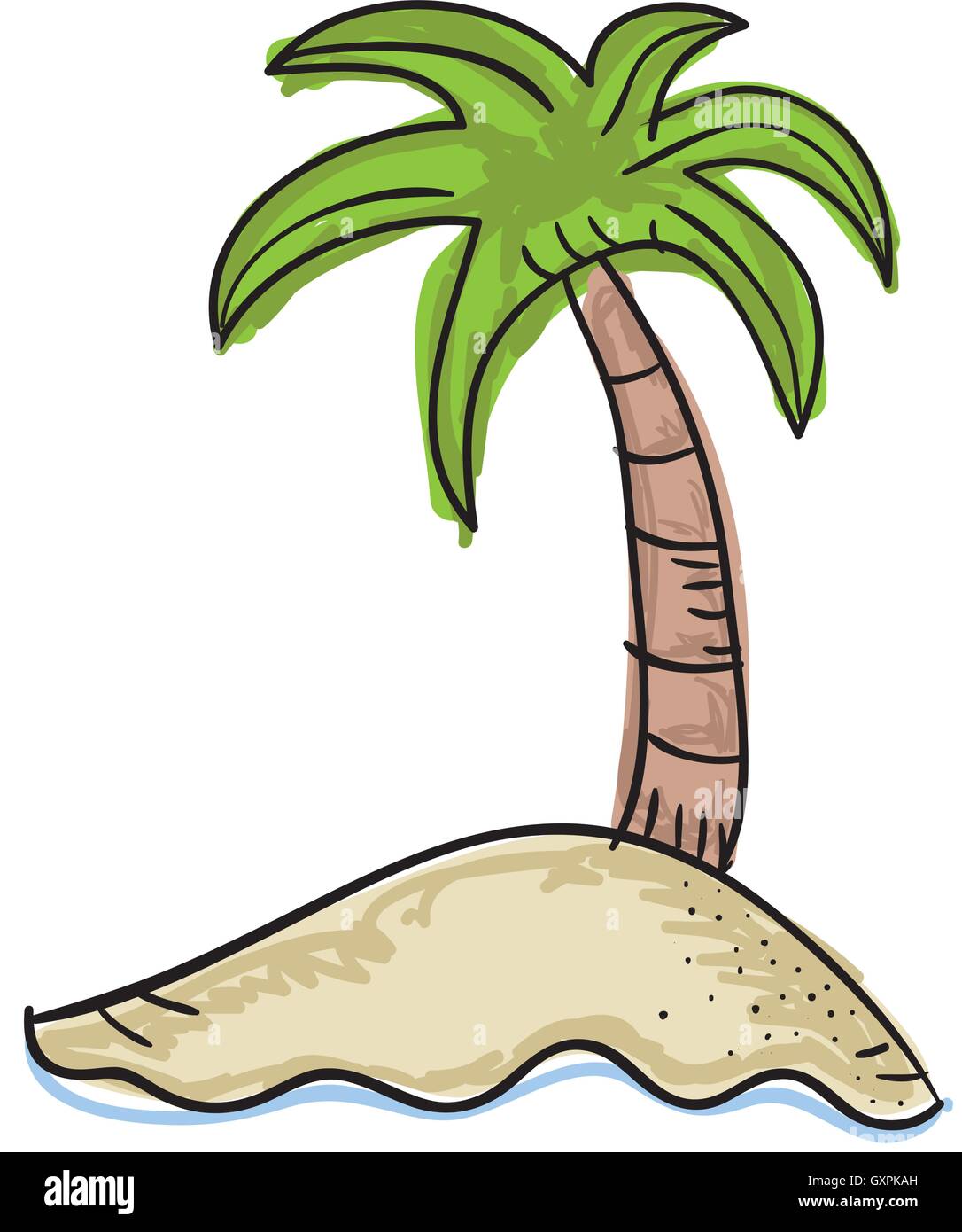 tropical palm tree Stock Vector Image & Art - Alamy