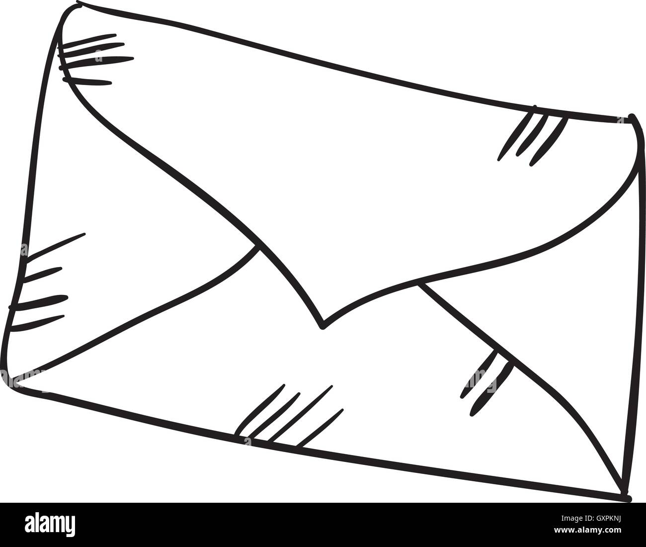 envelope mail letter Stock Vector Image & Art - Alamy
