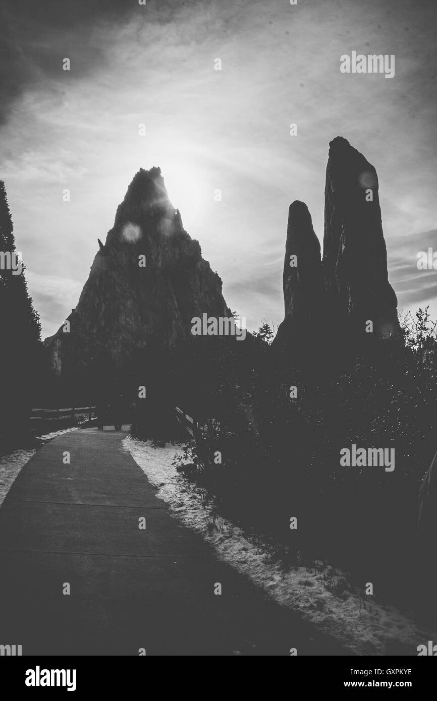 Path of the gods Black and White Stock Photos & Images Alamy