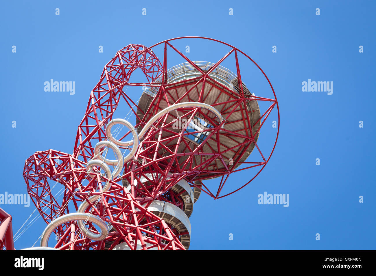 The ArcelorMittal Orbit sculpture with slide at the Queen Elizabeth Olympic  Park Stock Photo - Alamy