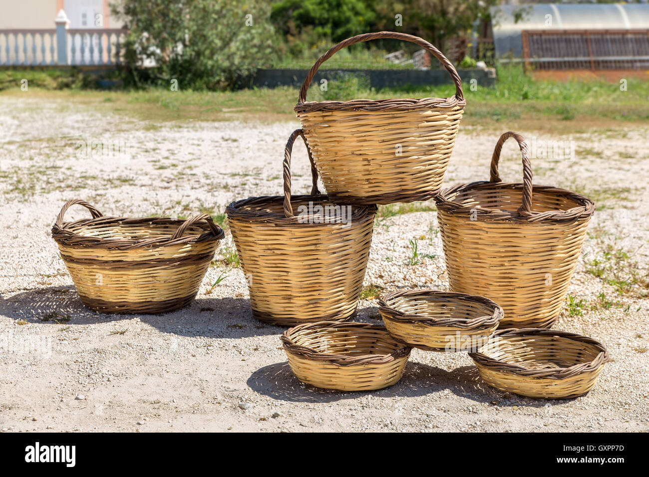 Greek baskets hires stock photography and images Alamy