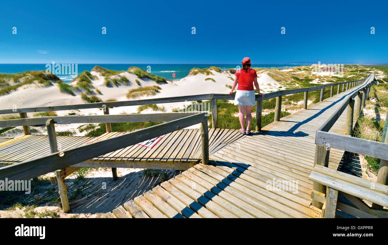 West Beach sand dunes in the Climping Beach SSSI local nature reserve,  Littlehampton, a small holiday resort on south coast West Sussex, UK in  summer Stock Photo - Alamy