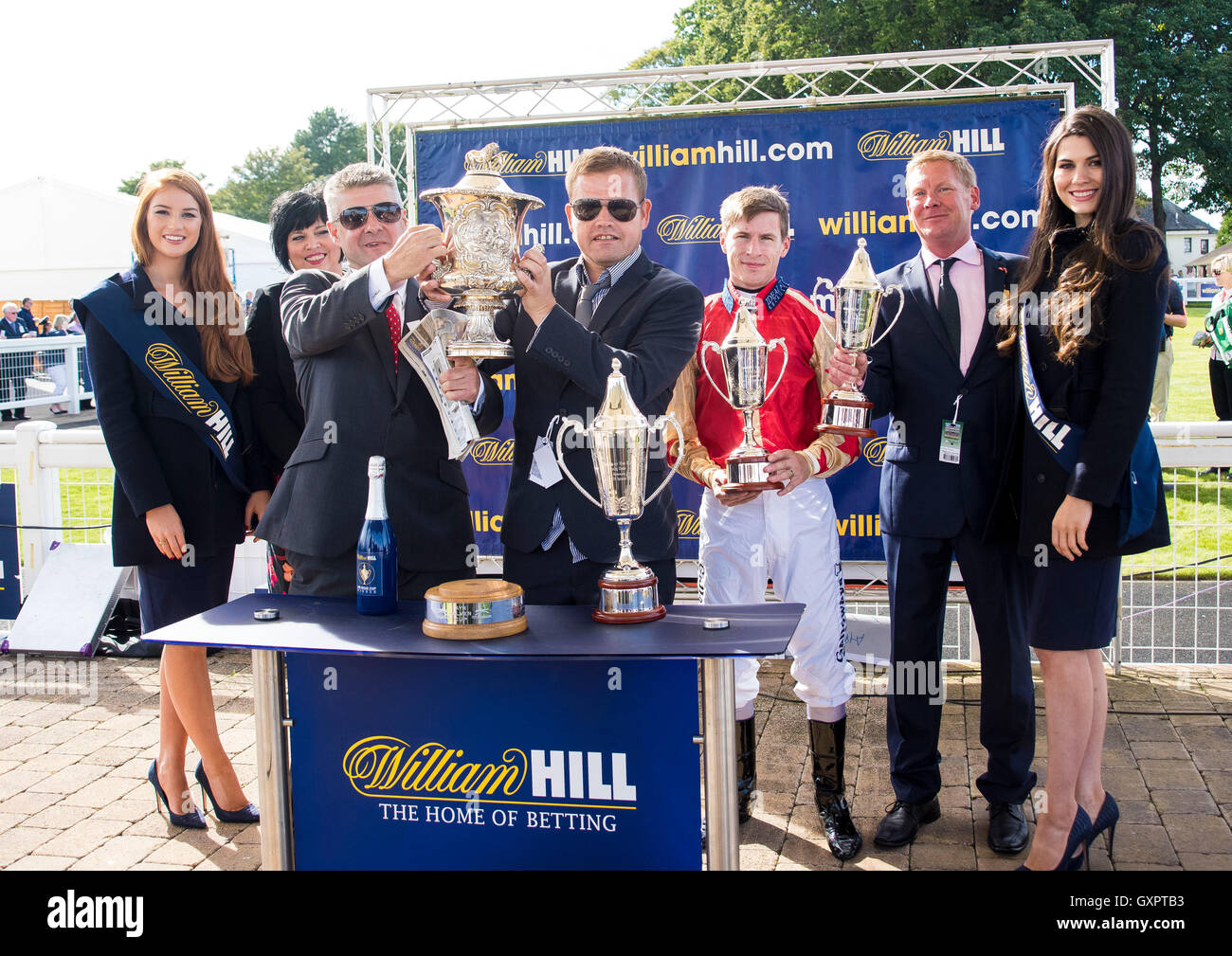 Roudee Racing Connections of Roudee ridden by jockey Richard Kingscote celebrate ...
