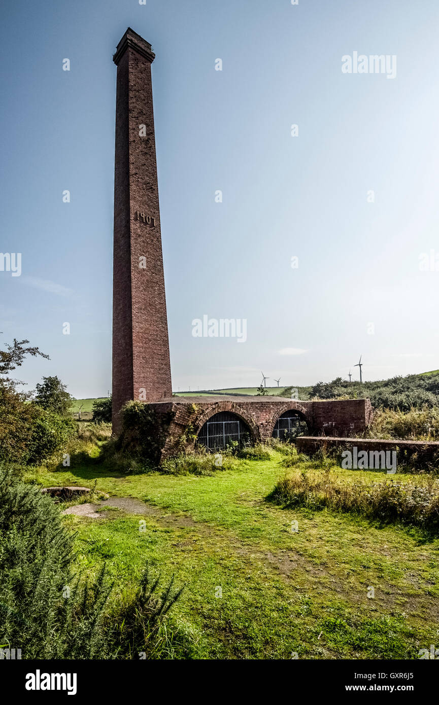 Anglesey, Wales. The old brickworks at Cemaes Stock Photo Alamy
