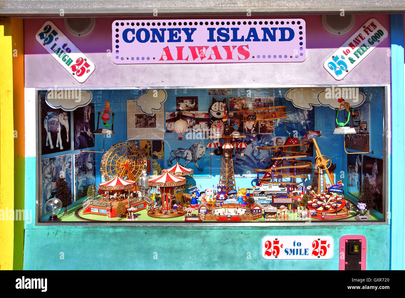 Arcade game Coney island Brooklyn New York City Stock Photo