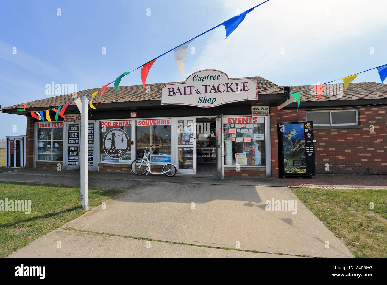 Bait and Tackle store Captree State Park Long Island New York Stock Photo -  Alamy