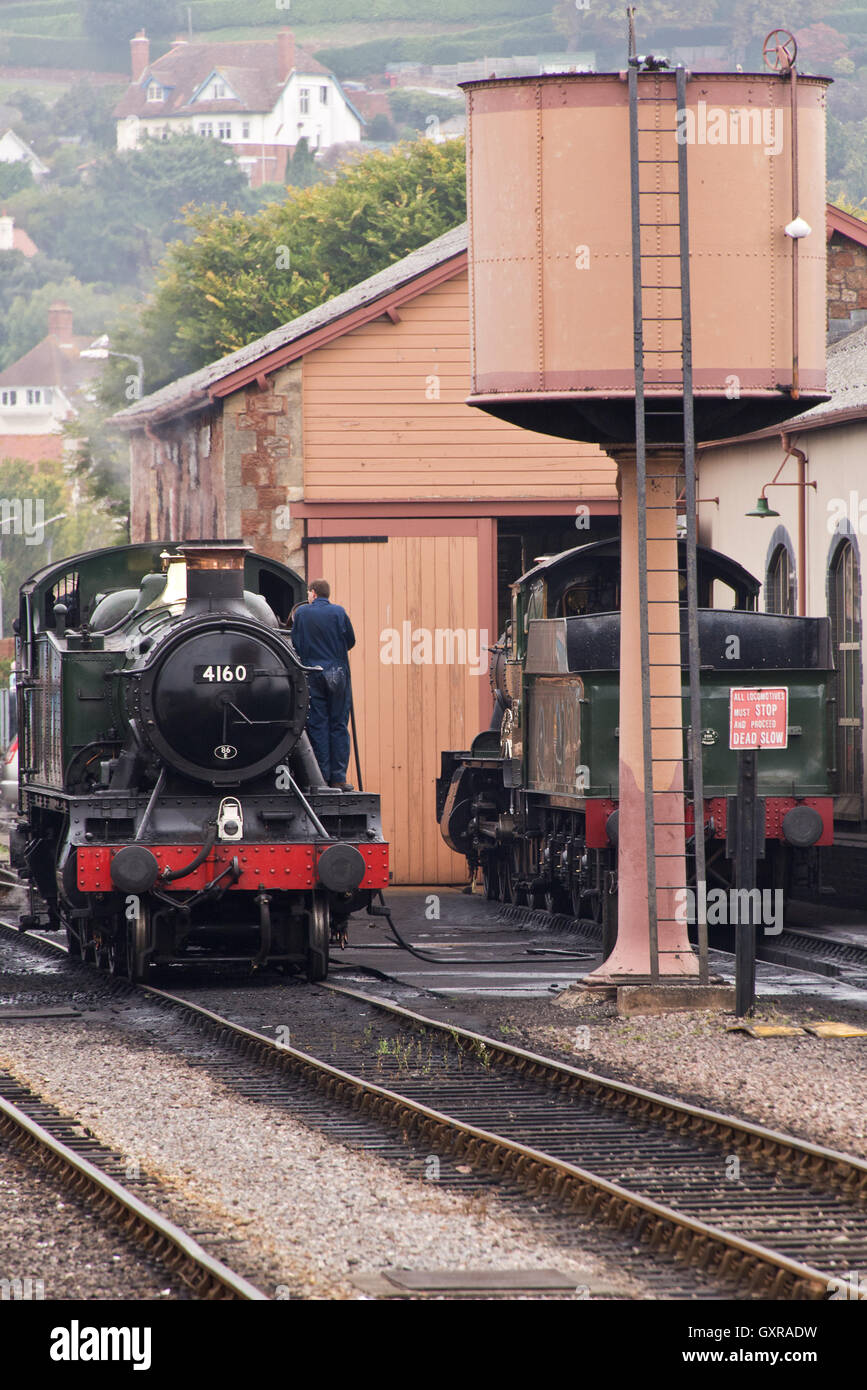 Minehead uk steam train trains hires stock photography and