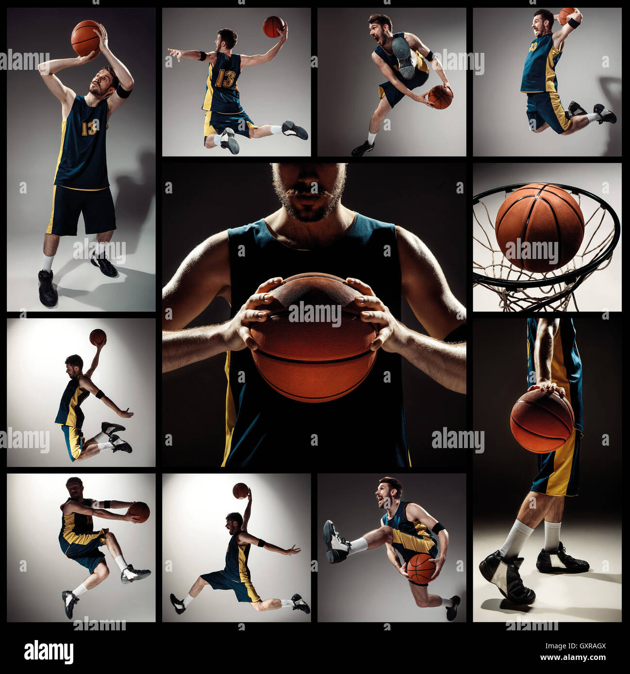 Descubrir 50+ imagen collage de basquetbol