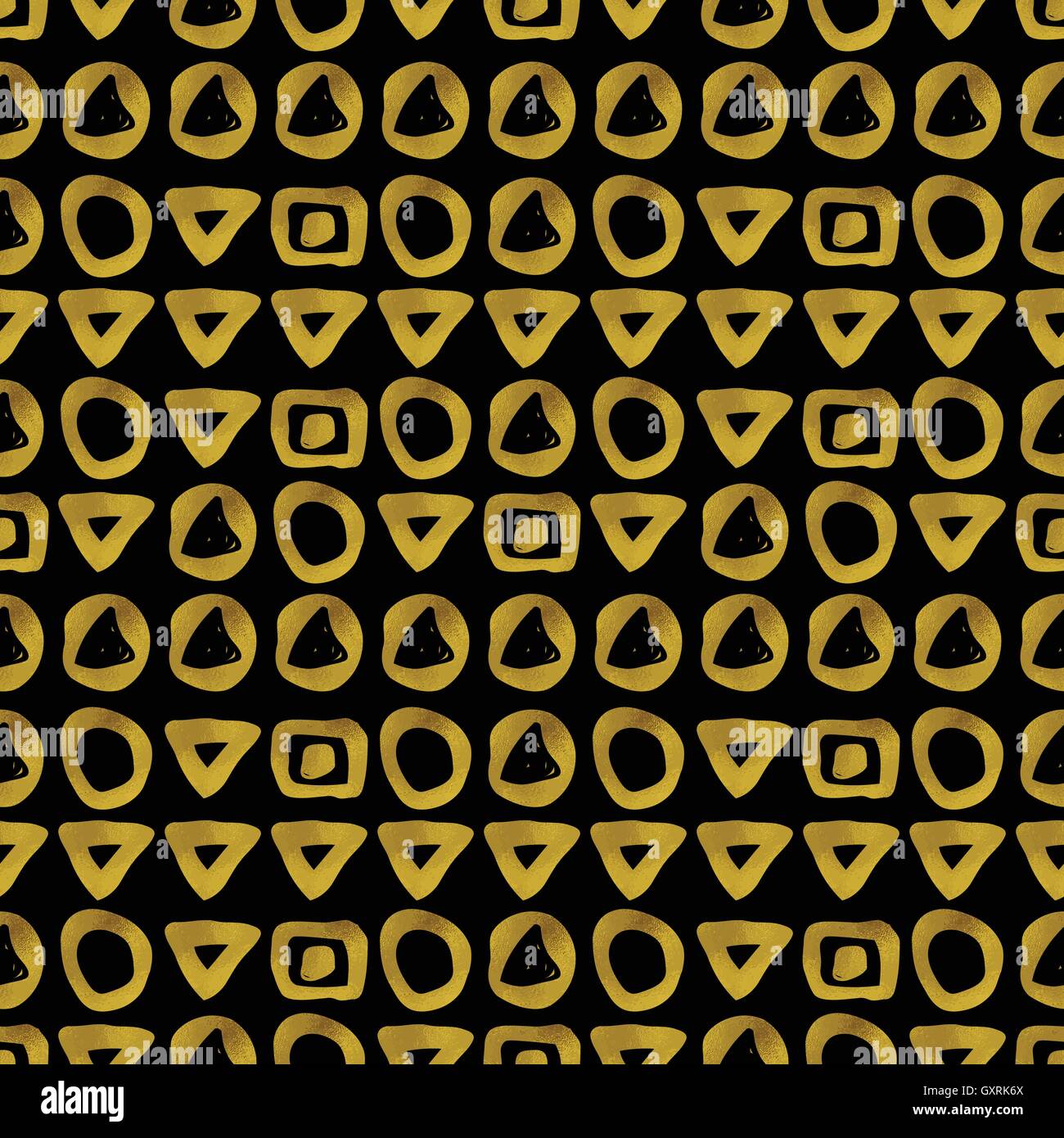 Geometric black and gold seamless pattern Stock Vector Image & Art - Alamy