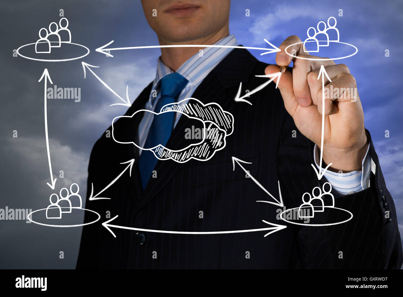 Social computing image hi-res stock photography and images - Alamy