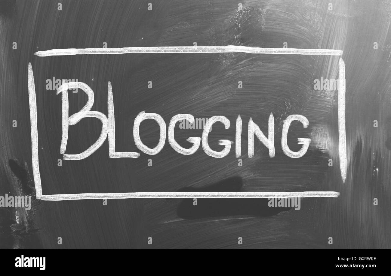 Blogging Concept Stock Photo