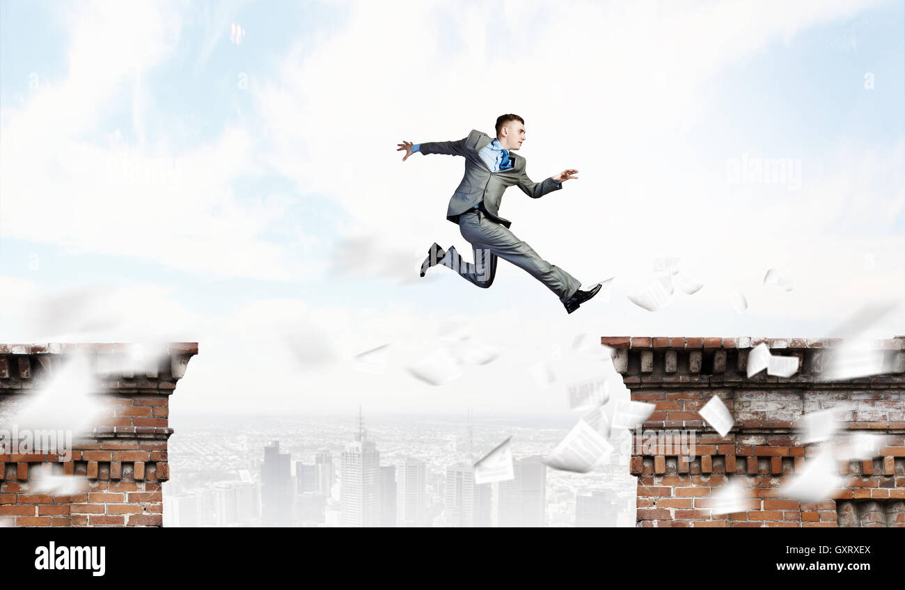 Risk business concept man hi-res stock photography and images - Alamy