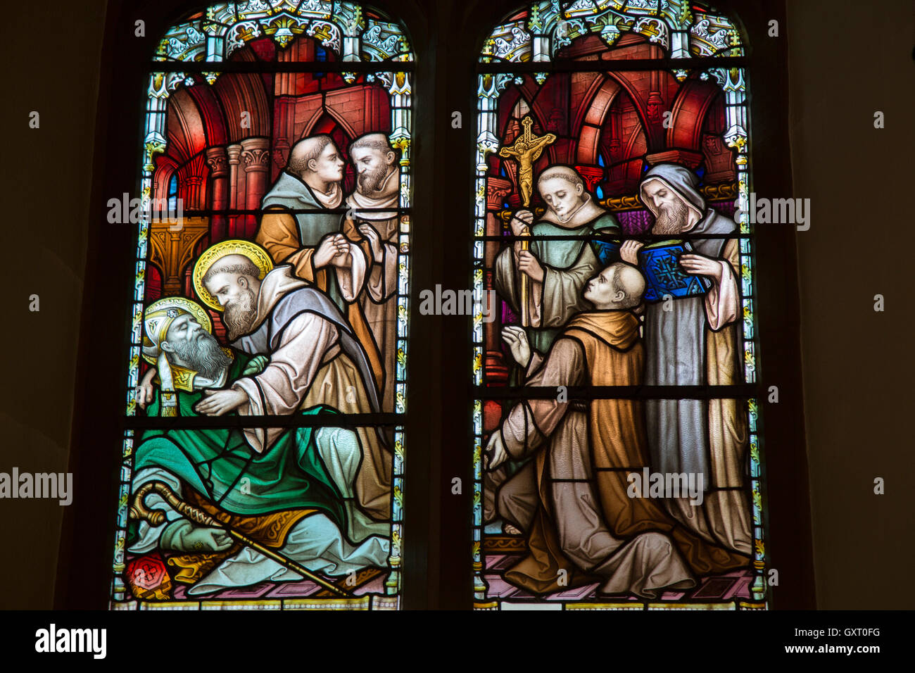 Stained glass window st peters hires stock photography and images Alamy