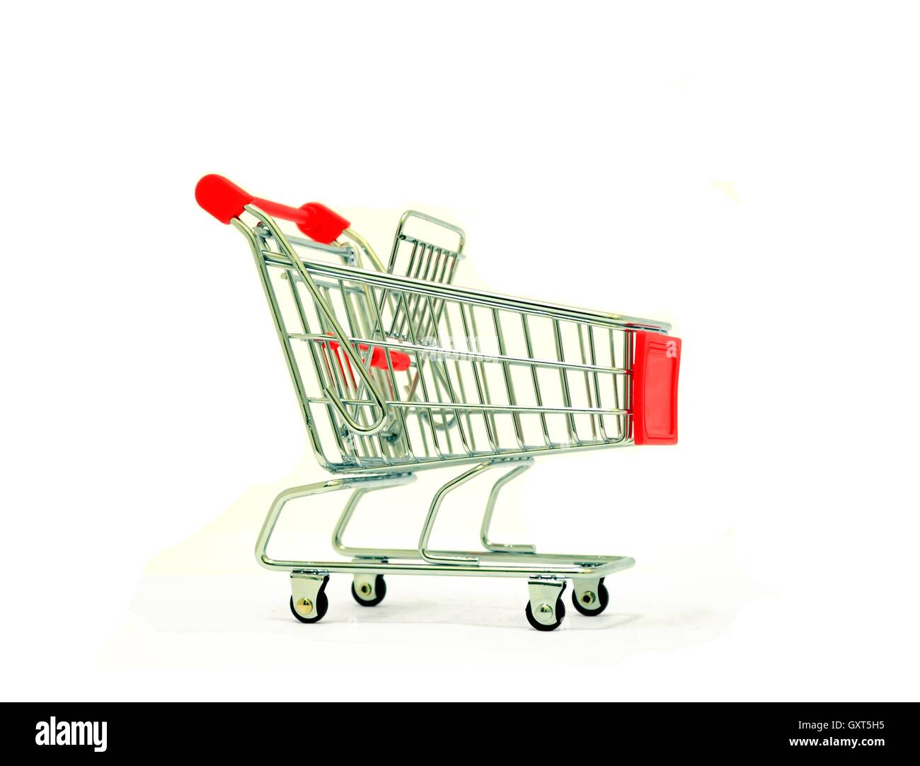 Empty Shopping Cart Stock Photo Alamy